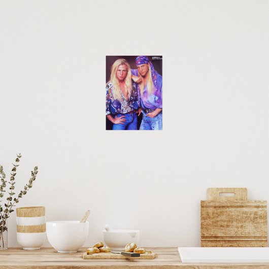 NELSON - klassiek poster - paars (Keuken)