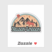 Nelson Lagoon, Alaska Sticker (Vel)