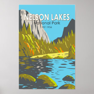 Nelson Lakes National Park New Zealand  Poster