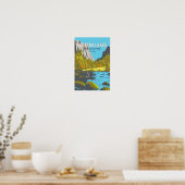 Nelson Lakes National Park New Zealand  Poster (Keuken)