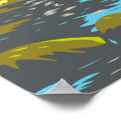 Nelson Lakes National Park New Zealand  Poster (Hoek)