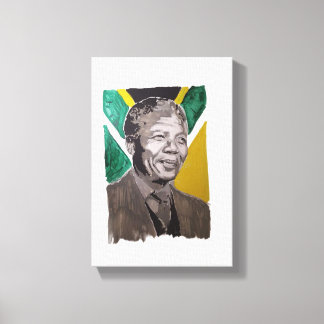 Nelson Mandela  Canvas Afdruk