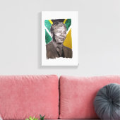 Nelson Mandela  Canvas Afdruk (Insitu (Woonkamer))