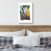 Nelson Mandela  Canvas Afdruk (Insitu (Slaapkamer))