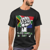 Nelson Mandela Day Black History T-shirt (Voorkant)