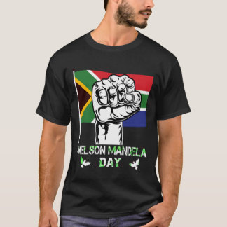 Nelson Mandela Day Black History T-shirt