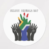 nelson Mandela day stickers (Design 2)