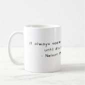 Nelson Mandela - Impossible Koffiemok (Links)