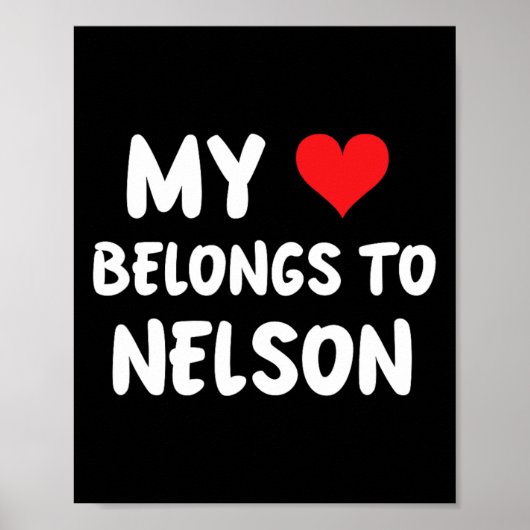 Nelson - Mijn hart is van Nelson - Liefde Poster (Voorkant)