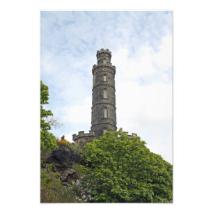 Nelson Monument, Edinburgh Foto Afdruk