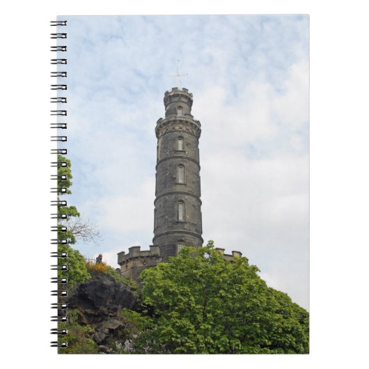 Nelson Monument, Edinburgh Notitieboek (Voorkant)
