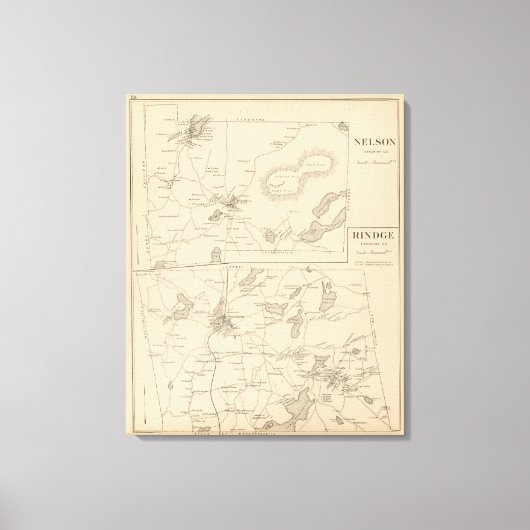 Nelson, Rindge Canvas Afdruk (Voorkant)