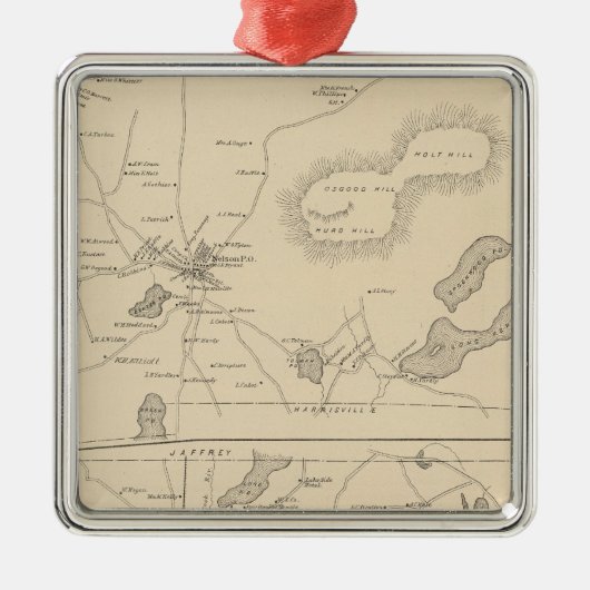Nelson, Rindge Metalen Ornament (Voorkant)