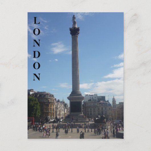nelson trafalgar london briefkaart (Voorkant)