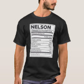 Nelson Voeding Informatie Probleem Oplossen Hard T-shirt (Voorkant)