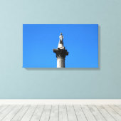 Nelson's column canvas afdruk (Insitu (Houten vloer))
