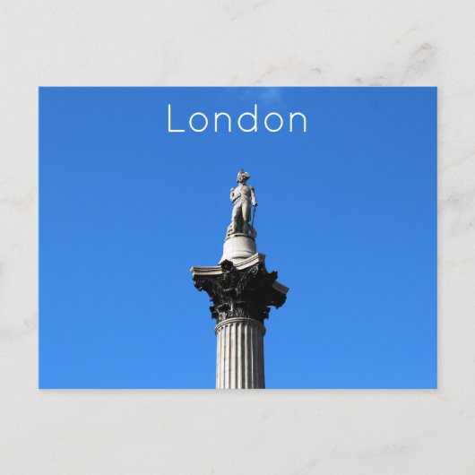 Nelson's Column, London Briefkaart (Voorkant)