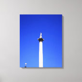 Nelson's Column London Canvas Afdruk (Voorkant)