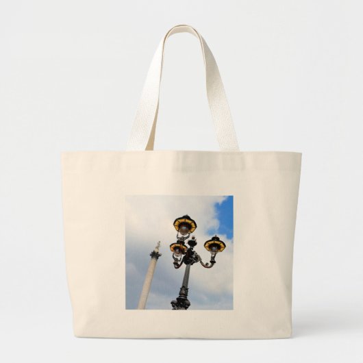Nelson's Column London Grote Tote Bag (Voorkant)