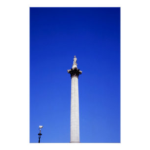 Nelson's Column London Perfect Poster