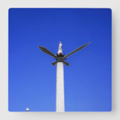 Nelson's Column London Vierkante Klok (Voorkant)