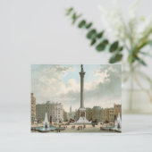 Nelson's Column, Trafalgar Square, Londen Briefkaart (Staand voorkant)