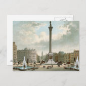 Nelson's Column, Trafalgar Square, Londen Briefkaart (Voorkant / Achterkant)