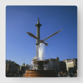 Nelson's Column Trafalgar Square Vierkante Klok (Voorkant)