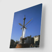 Nelson's Column Trafalgar Square Vierkante Klok (Hoek)