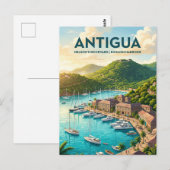 Nelson's Dockyard Antigua en Barbuda Briefkaart (Voorkant / Achterkant)