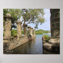Nelson's Dockyard in Antigua Canvasprint