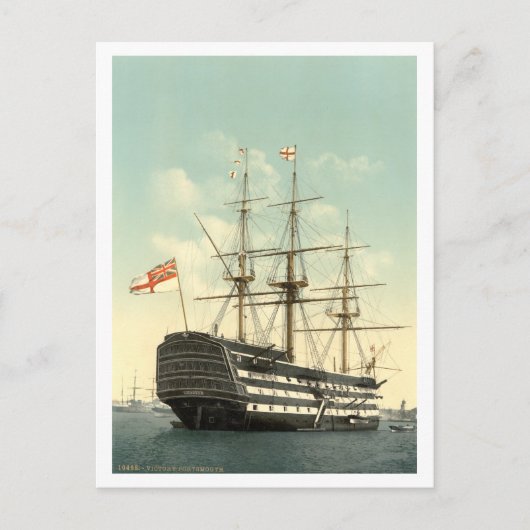 Nelson's HMS Victory Briefkaart (Voorkant)