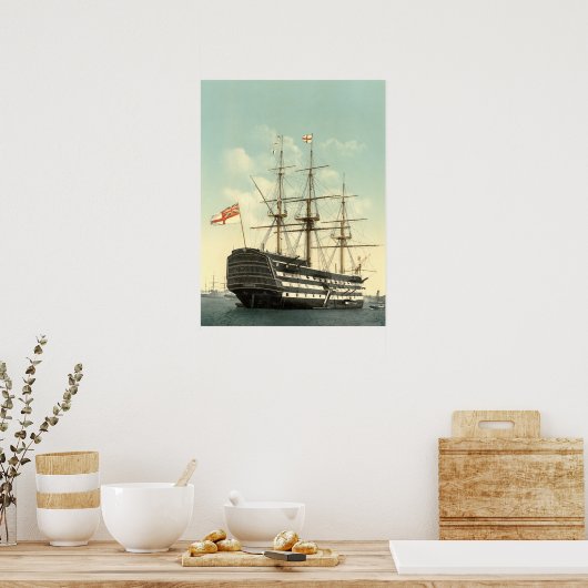 Nelson's HMS Victory Poster (Keuken)