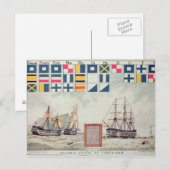 Nelson's signaal op Trafalgar Briefkaart (Voorkant / Achterkant)