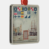 Nelson's signaal op Trafalgar Metalen Ornament (Rechts)
