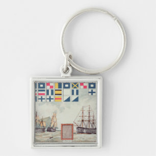 Nelson's signaal op Trafalgar Sleutelhanger