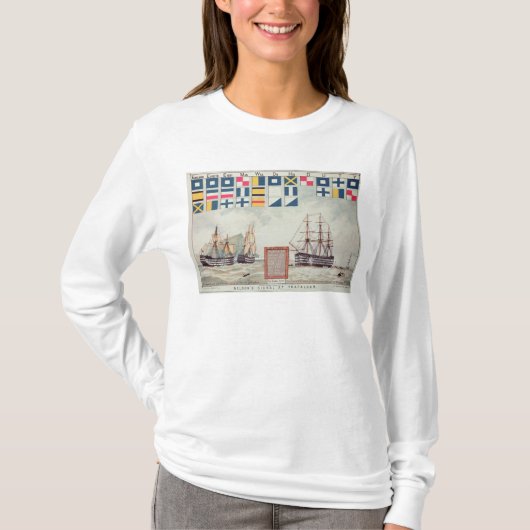 Nelson's signaal op Trafalgar T-shirt (Voorkant)
