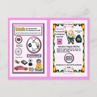 Nelushia Wizard - Neodymium Element Briefkaart