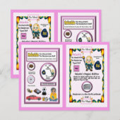 Nelushia Wizard - Neodymium Element Briefkaart (Voorkant / Achterkant)