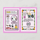 Nelushia Wizard - Neodymium Element Briefkaart (Voorkant)