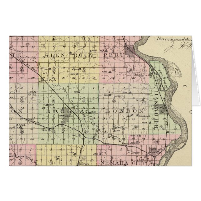 Nemaha County, Nebraska (Voorkant Horizontaal)