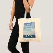nemen en avontuur, canvas tas met motivatie (Voorkant (product))