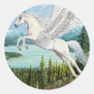 Nemen van Vlucht Pegasus paard fantasie stickers
