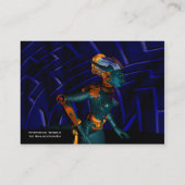 NEMES/cybernetica, mechanische ingenieur, blauw Visitekaartje (Achterkant)