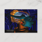 NEMES/cybernetica, mechanische ingenieur, blauw Visitekaartje (Achterkant)