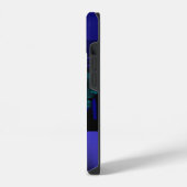 NEMES/HYPER ANDROID, Blue Science Fiction Monogram iPhone Hoesje (Linkerkant)