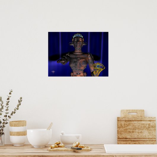 NEMES/HYPER ANDROID MET ANKH POSTER (Keuken)