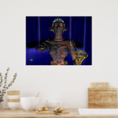 NEMES/HYPER ANDROID MET ANKH POSTER (Keuken)