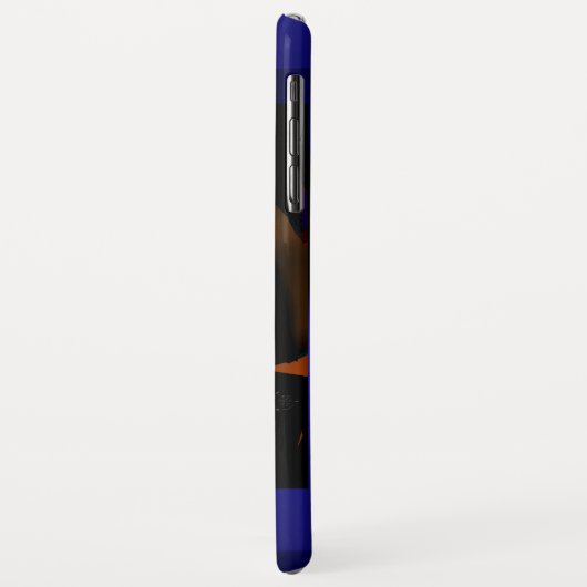 NEMES/HYPER ANDROID PORTRAIT Blue Sci Fi Case-Mate iPhone Case (Achterkant/links)