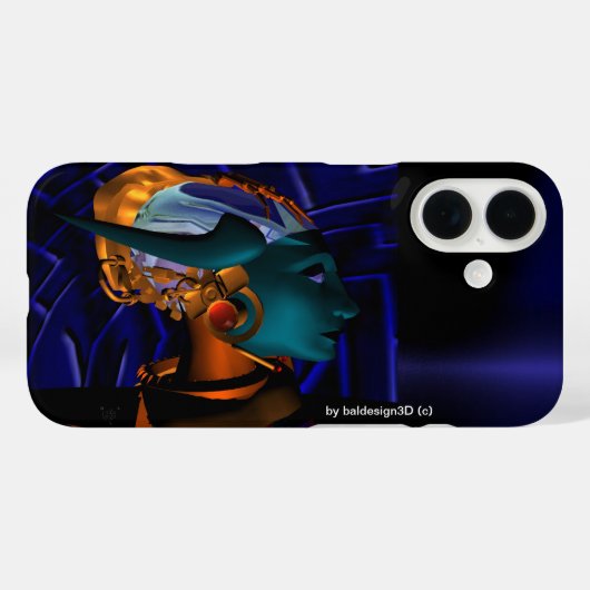 NEMES/HYPER ANDROID PORTRAIT Case-Mate iPhone CASE (Achterkant (horizontaal))